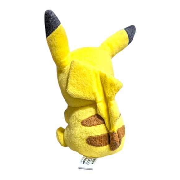 POKEMON Sitting PIKACHU PLUSH 9" Nintendo TOMY 2016 OFFICIAL Yellow CLEAN - Picture 5 of 8